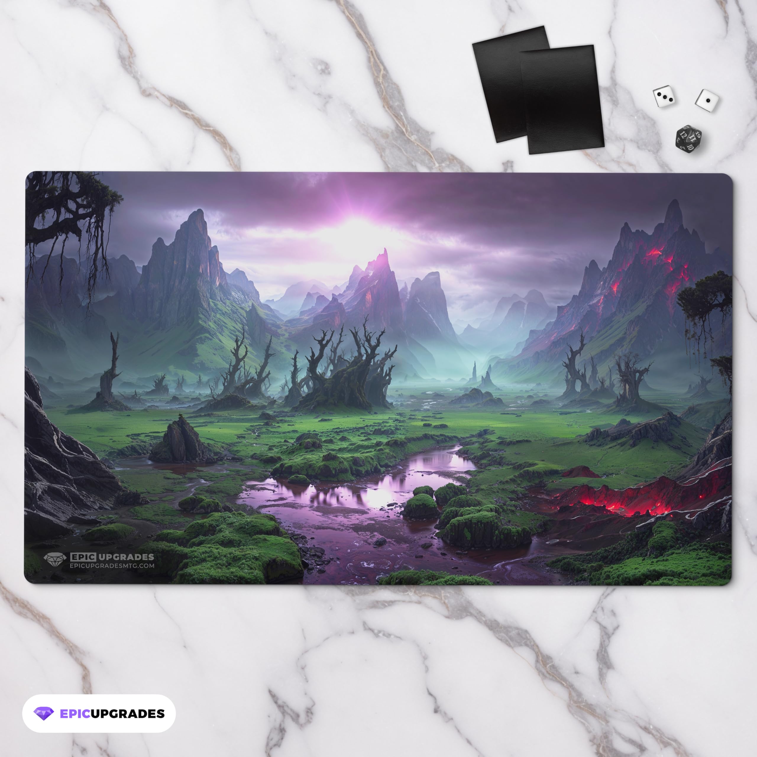 Amazon.com: Jund Triome Playmat - Fantasy Land Series | 24